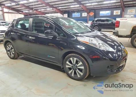 2016 Nissan Leaf Sv z USA, uszkodzony, nr VIN 1N4BZ0CP1GC314293